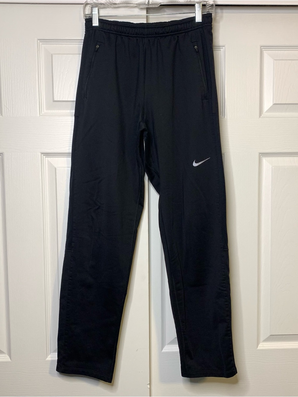 Dri Fit Nike Black Ankle Zip Track Pants